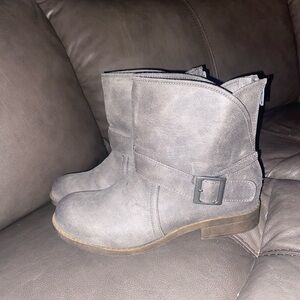 Gray Women's Ankle Boots
